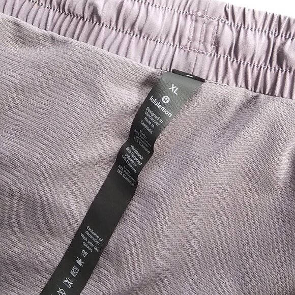 Lululemon Mens Pace Breaker Short, Lined Perforated 9" Graphite Purple, Size XL - Picture 7 of 8
